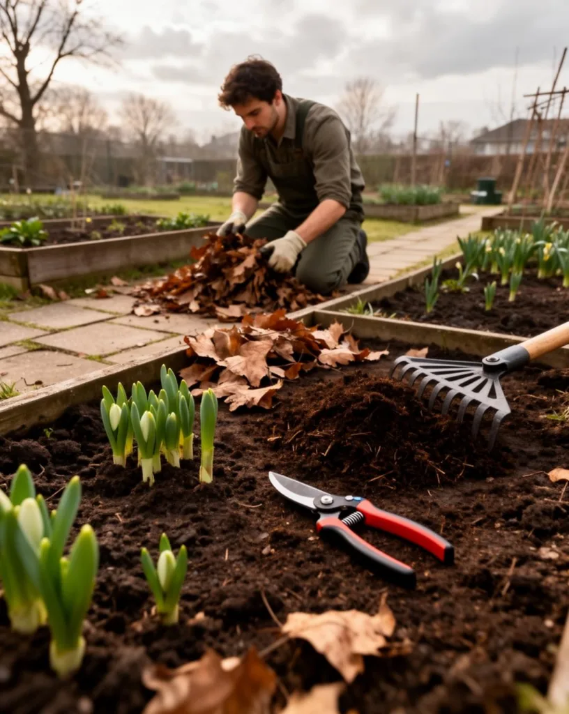 early spring garden care