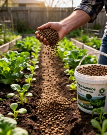 fertilizing garden spring