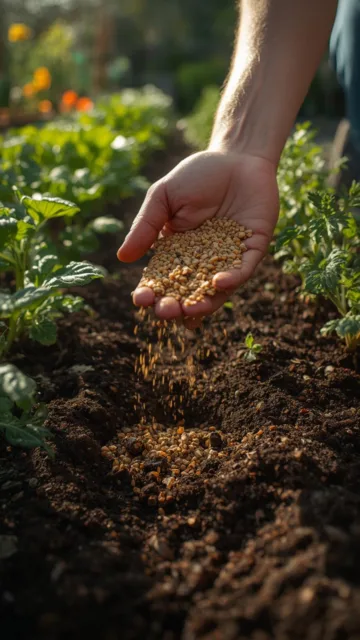 fertilizing summer garden