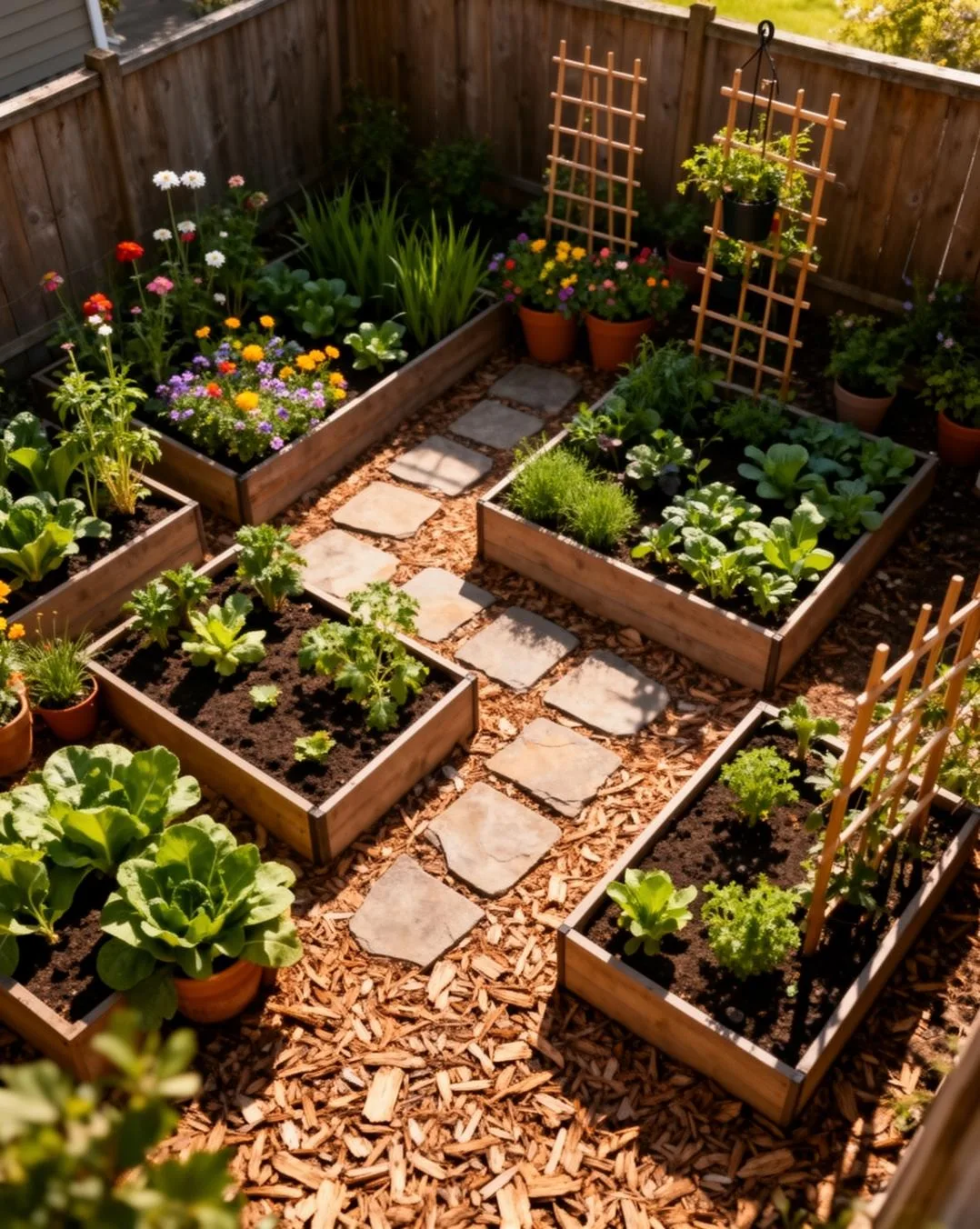 Small Garden Layout Ideas for Spring Gardens