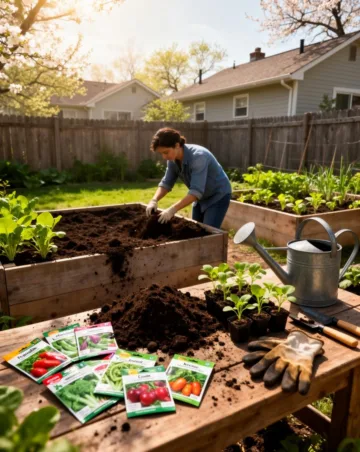 start vegetable garden