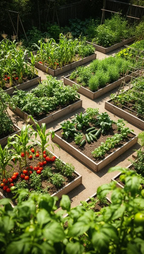 summer garden layout