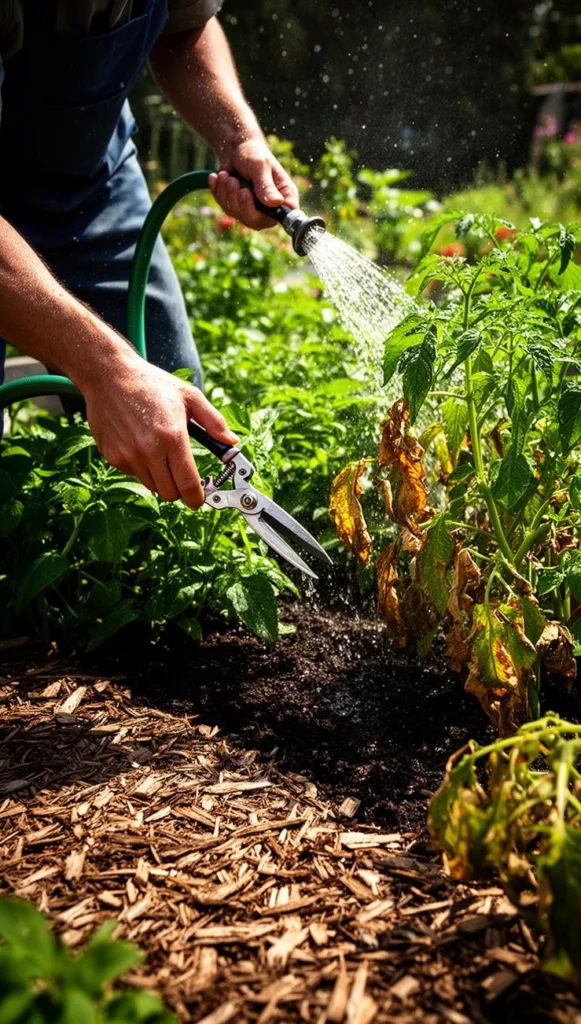 summer garden maintenance