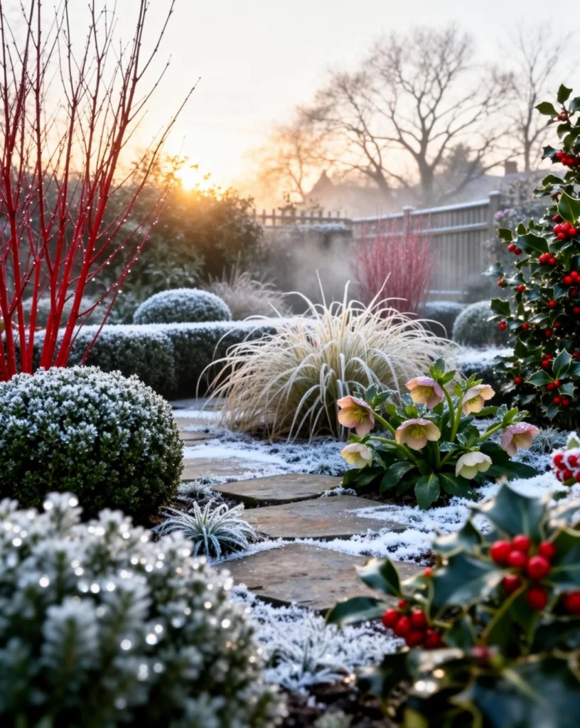 winter interest garden